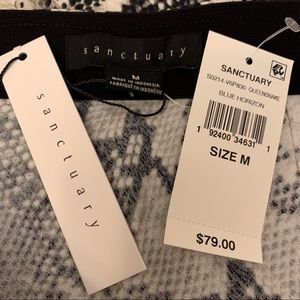 Sanctuary - Leather Like Midi Skirt